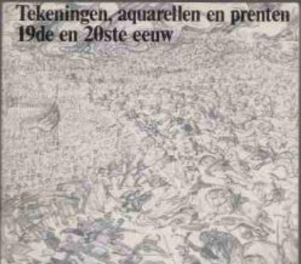 Tekeningen, aquarellen en prenten 19de en 20ste eeuw, Enlèvement ou Envoi