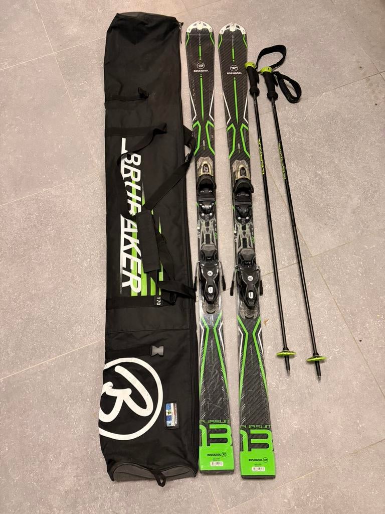 Rossignol : Ski / batons / housse, Ophalen, 160 tot 180 cm, Gebruikt, Rossignol
