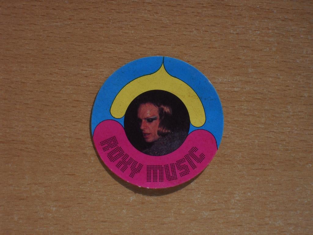 vintage sticker Roxy Music des années 70, Enlèvement ou Envoi, Neuf, Cinéma, Télévision ou Audiovisuel