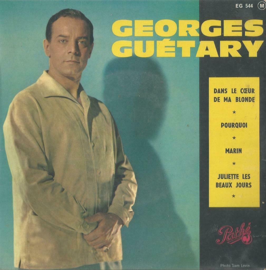 Georges Guétary – Dans le Coeur de ma blonde / Pourqui - EP, Gebruikt, 7 inch, Ophalen of Verzenden, Pop
