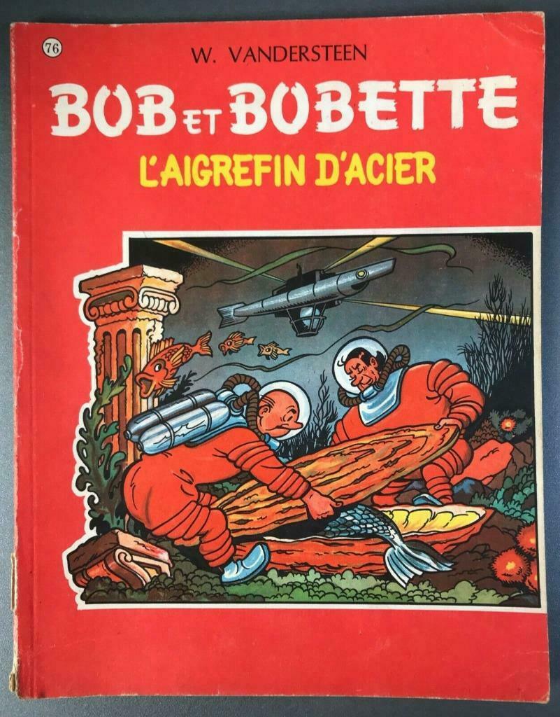 B.D. Bob et Bobette N°76: L'aigrefin d'acier 1967, Enlèvement ou Envoi, Willy Vandersteen, Une BD, Utilisé