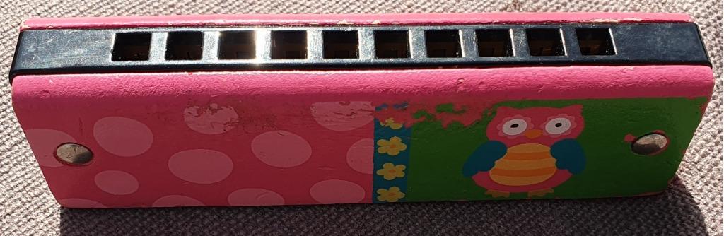 Harmonica 10 gaten hout, Muziek en Instrumenten, Ophalen of Verzenden, Gebruikt, Diatonisch, Overige typen