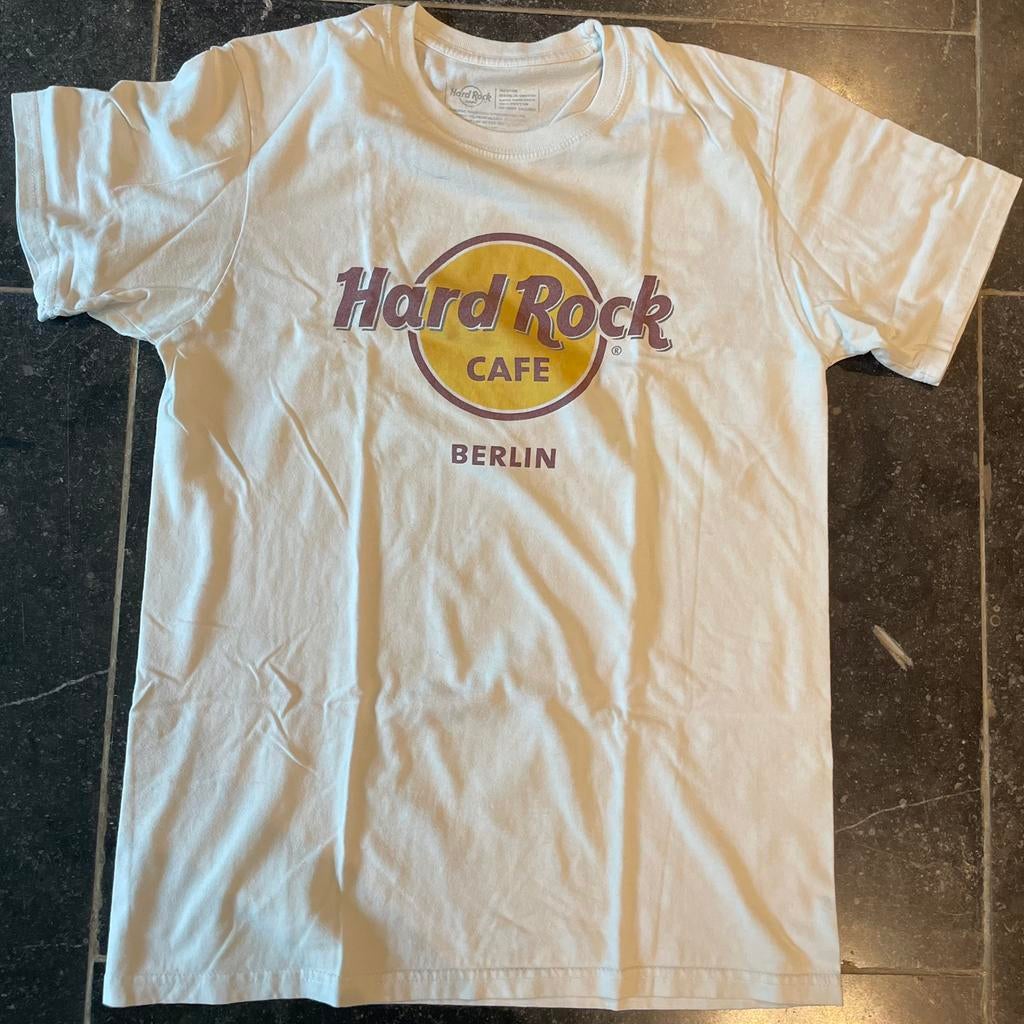 T-shirt blanc original Hard Rock Cafe Berlin, taille moyenne, Enlèvement, Comme neuf, Vêtements