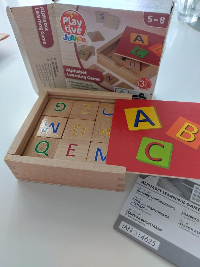NIEUW Alfabet spel - hout - slechts 2 euro, Ophalen of Verzenden, Nieuw, Overige typen