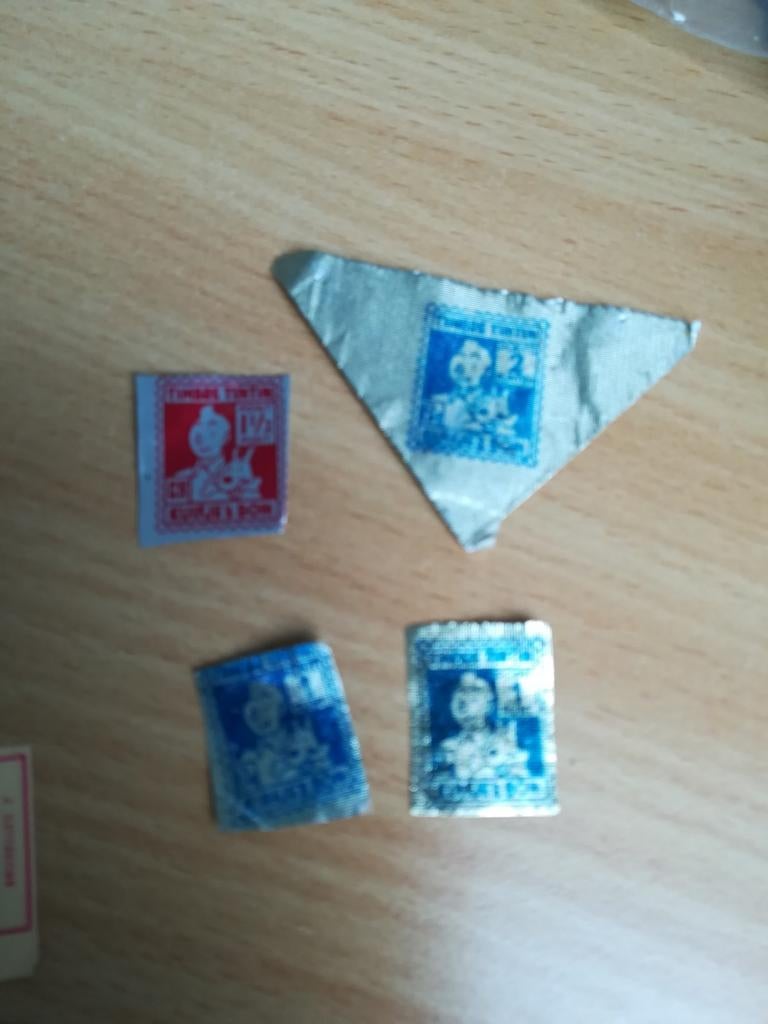kuifje zegels, Verzamelen, Ophalen, Gebruikt