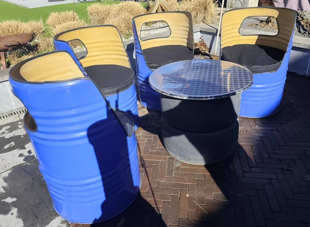 Olievaten tuin meubels, Huis en Inrichting, Ophalen
