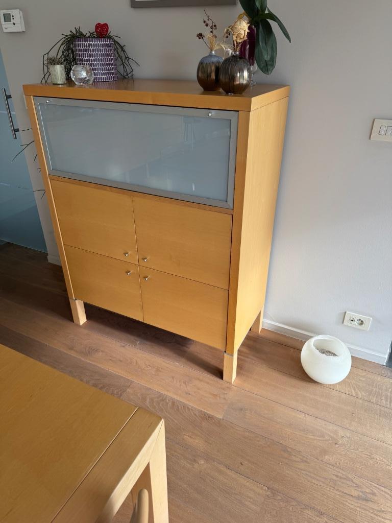 Juventa Vitrine-/Barkast, Huis en Inrichting, Kasten | Vitrinekasten, Ophalen, Zo goed als nieuw, 25 tot 50 cm, 100 tot 150 cm
