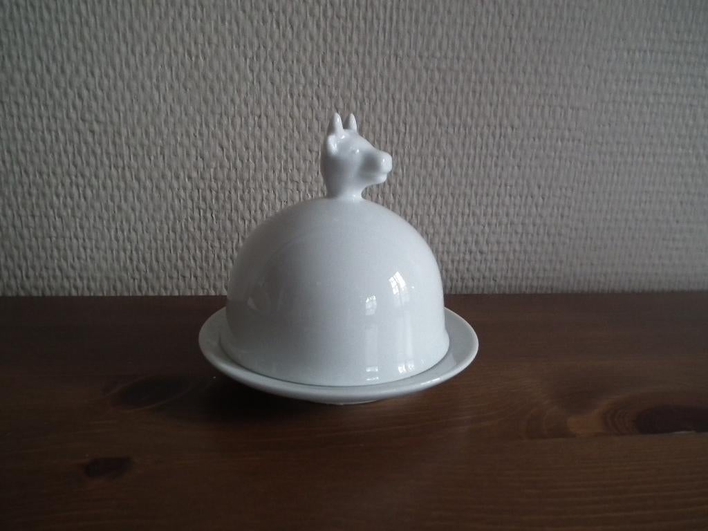 Petit beurrier blanc. Diamètre 9 cm (Cosy & Trendy) Nouveau, Maison & Meubles, Neuf, Céramique, Autres types, Autres styles