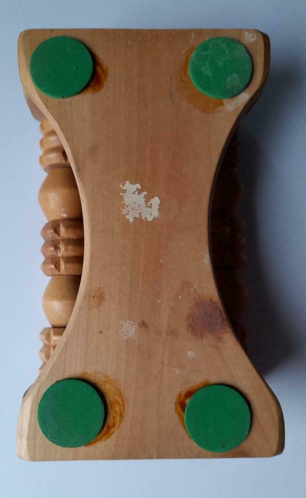 Outils de Massage /pieds, corps/ à 3 rotules, en bois, Enlèvement ou Envoi, Comme neuf, Autres types
