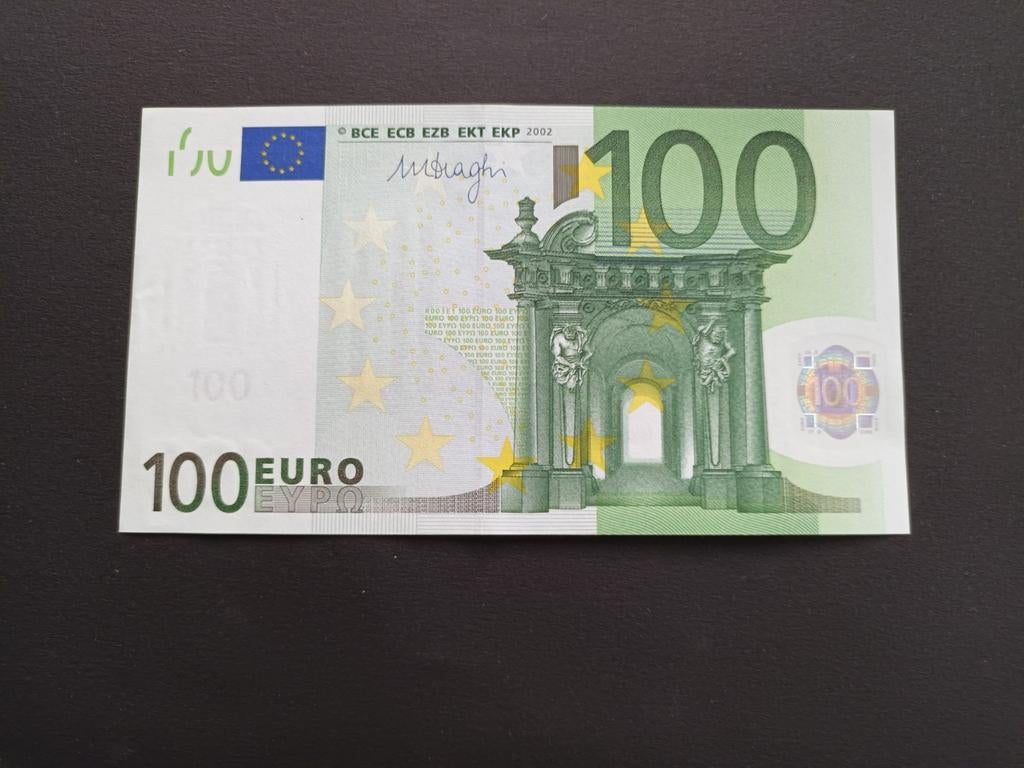 FDC 100 EURO Lettre Draghi X, Enlèvement ou Envoi, 100 euros