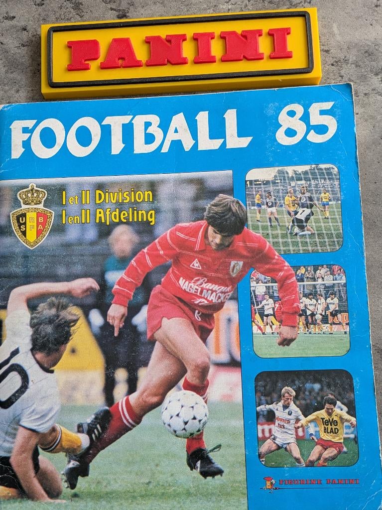 Album d'autocollants de foot PANINI FOOTBALL 85 anno 1985, Envoi, Comme neuf, Autocollant