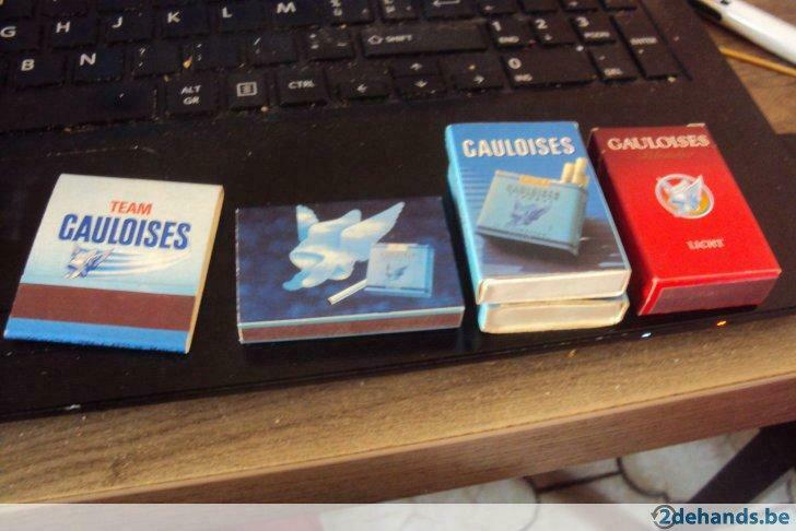 gauloises, Verzamelen, Gebruikt, Luciferdoosjes of -merken