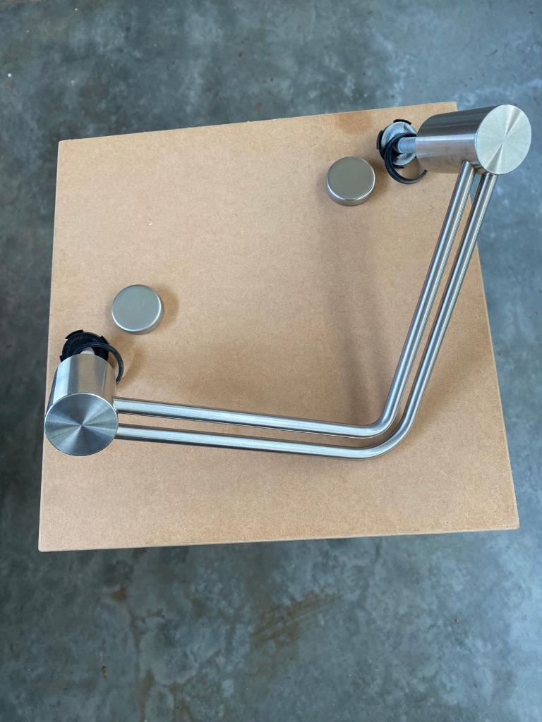 Deurgreep inox, Doe-het-zelf en Bouw, Ophalen, Gebruikt, Inox