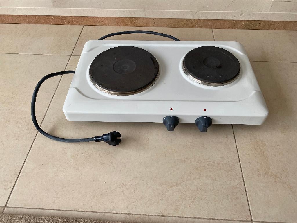 wit kooktoestel, Comme neuf, Enlèvement, Électrique, 3 zones de cuisson ou moins