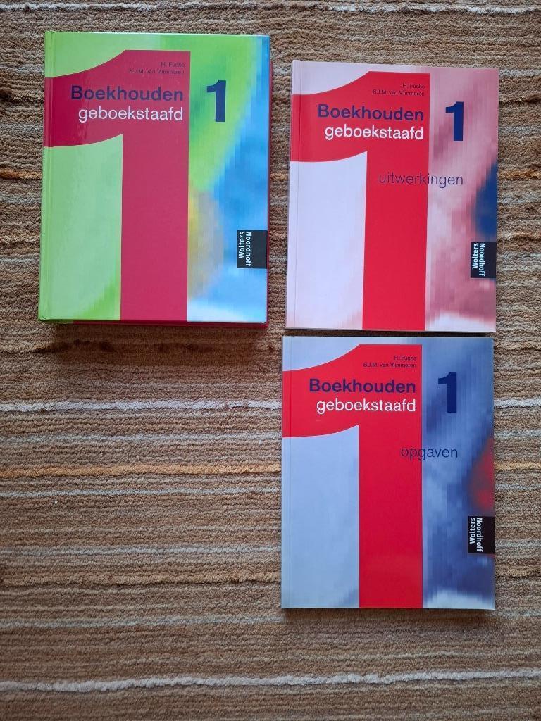boekhouden geboekstaafd Wolters Noordhoff 3 delen nieuw, Ophalen of Verzenden, Nieuw, Hoger Onderwijs