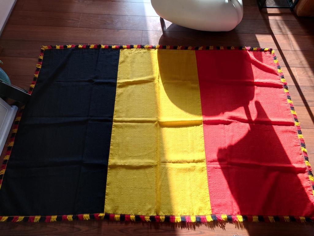 WW1 grote (140x210)Belgisch vaandel/vlag, Ophalen of Verzenden, Overige soorten, Vlag of Vaandel