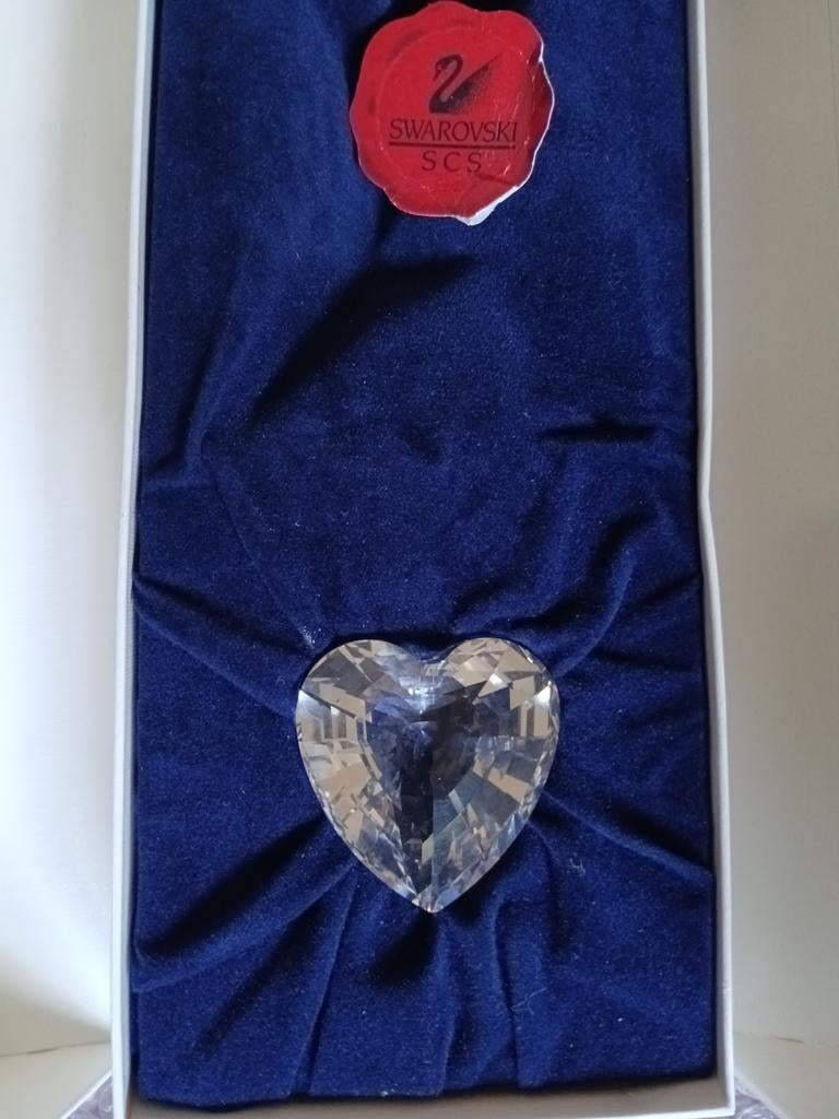 Coeur Swarovski blanc, Enlèvement ou Envoi, Neuf