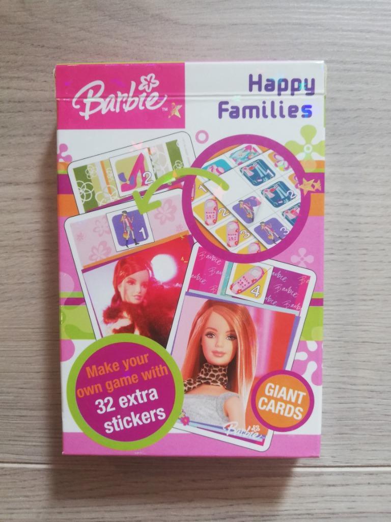 Spel - Barbie Happy Families, Mattel, Ophalen of Verzenden, Zo goed als nieuw, Drie of vier spelers