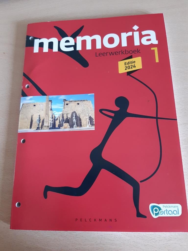Memoria 1 Leerwerkboek (editie 2024) (incl. Pelckmans Portaa, Boeken, Schoolboeken, Ophalen of Verzenden, Nieuw, Nederlands