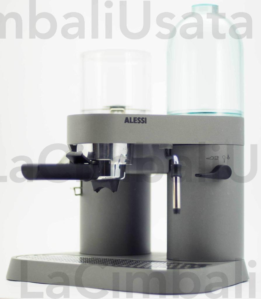 Alessi Coban RS04 Grey Near Mint Condition *24M Garantie*, Afneembaar waterreservoir, Espresso apparaat, Ophalen of Verzenden