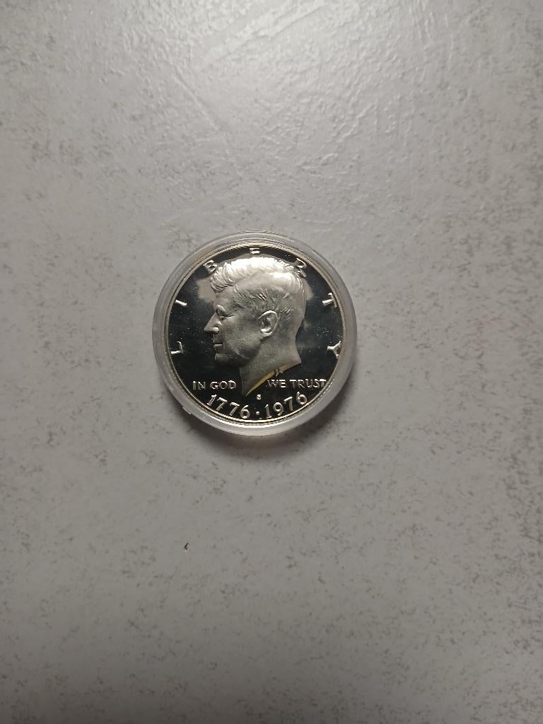 Dollar Kennedy 1976 S Proof Silver, Enlèvement ou Envoi, Amérique du Nord, Monnaie en vrac, Argent