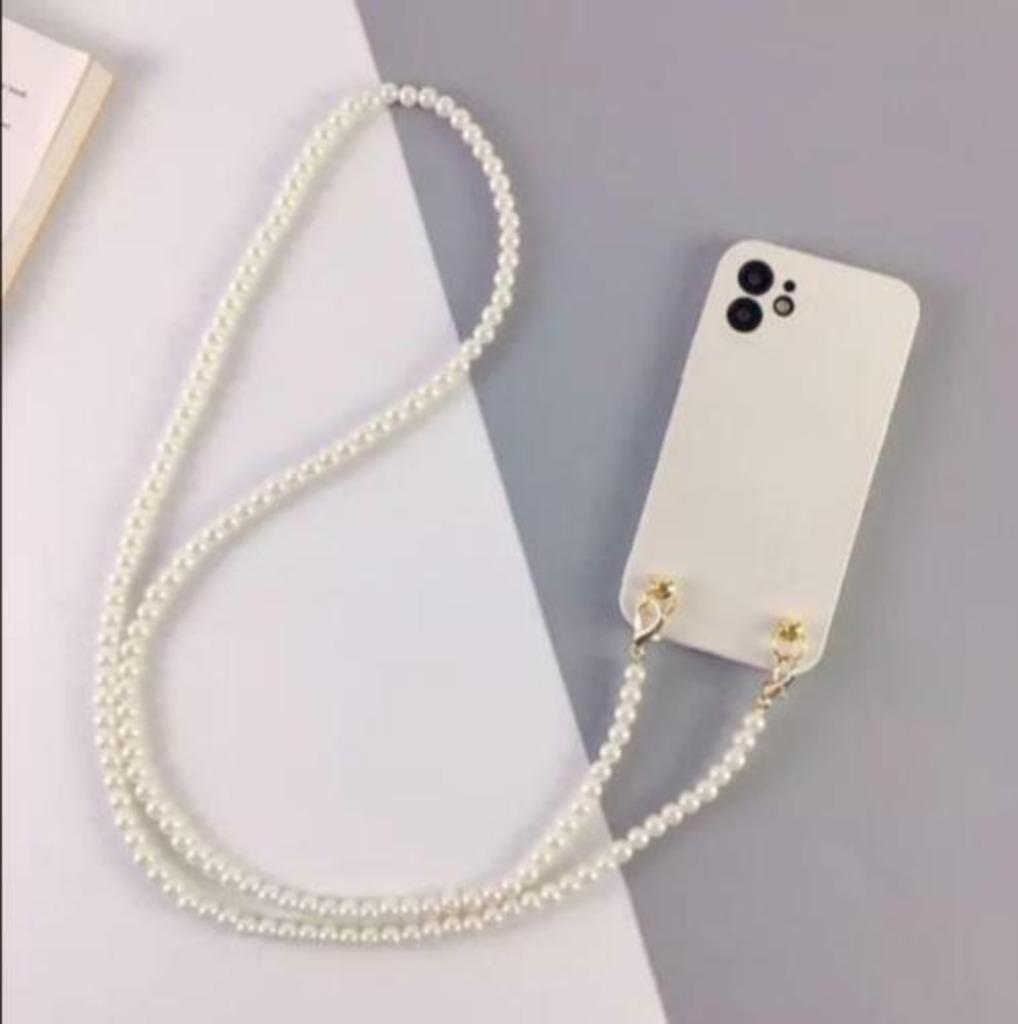 Ketting hoesje Case voor Iphone 11 Iphone 12 Parelketting, Télécoms, Téléphonie mobile | Housses, Coques & Façades | Apple iPhone