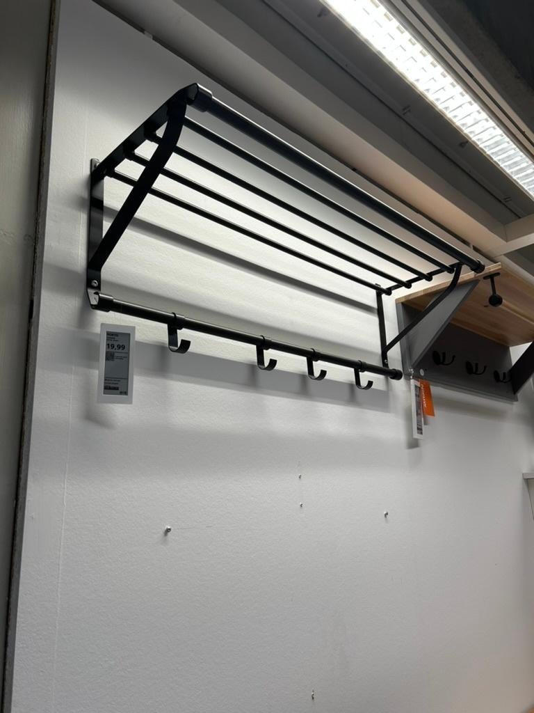 Kapstok Ikea Portis, Huis en Inrichting, Woonaccessoires | Kapstokken, Ophalen, Nieuw, Metaal, Wandkapstok