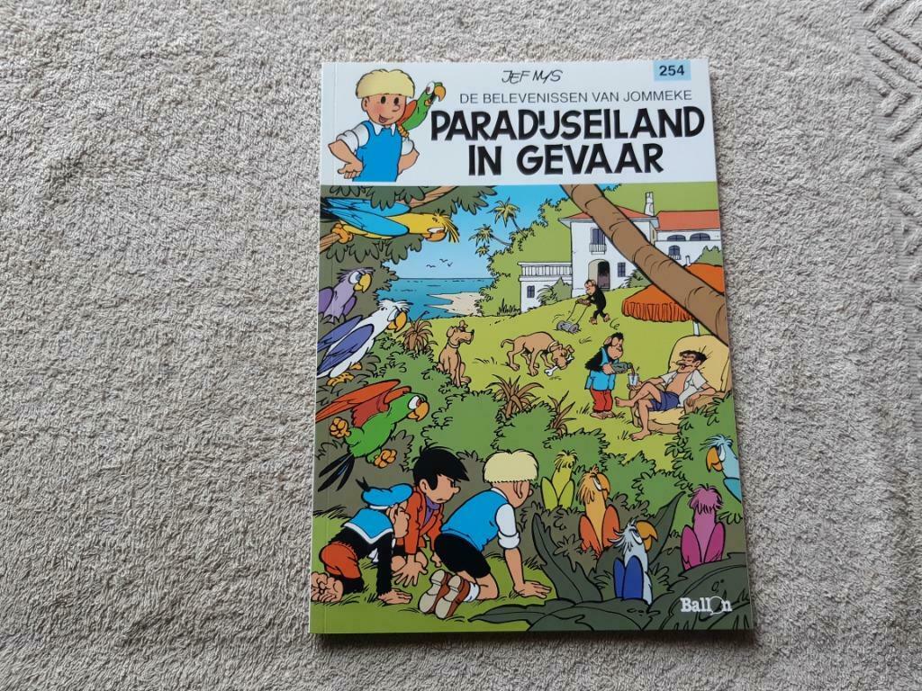 Jommeke.254.Paradijseiland in gevaar., Boeken, Stripverhalen, Eén stripboek, Ophalen of Verzenden, Nieuw