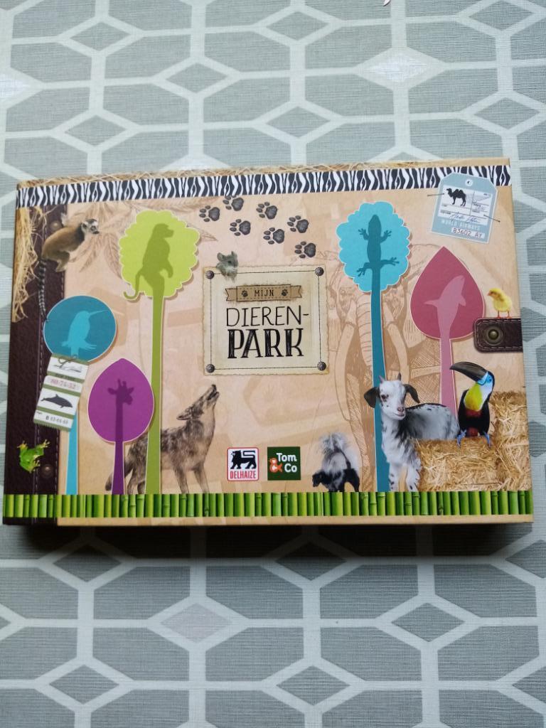 ALBUM MET KAARTJES : MIJN DIERENPARK-DELHAIZE, Verzamelen, Ophalen of Verzenden