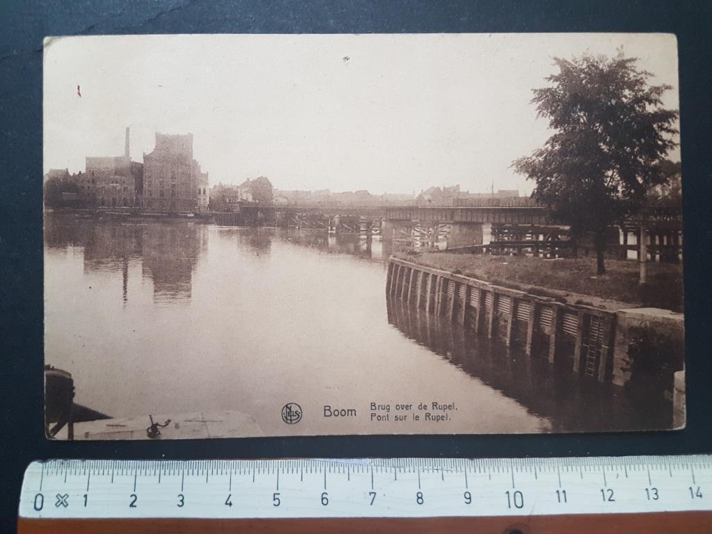 Postkaart Boom Brug over de Rupel, Enlèvement ou Envoi, 1920 à 1940, Non affranchie, Anvers
