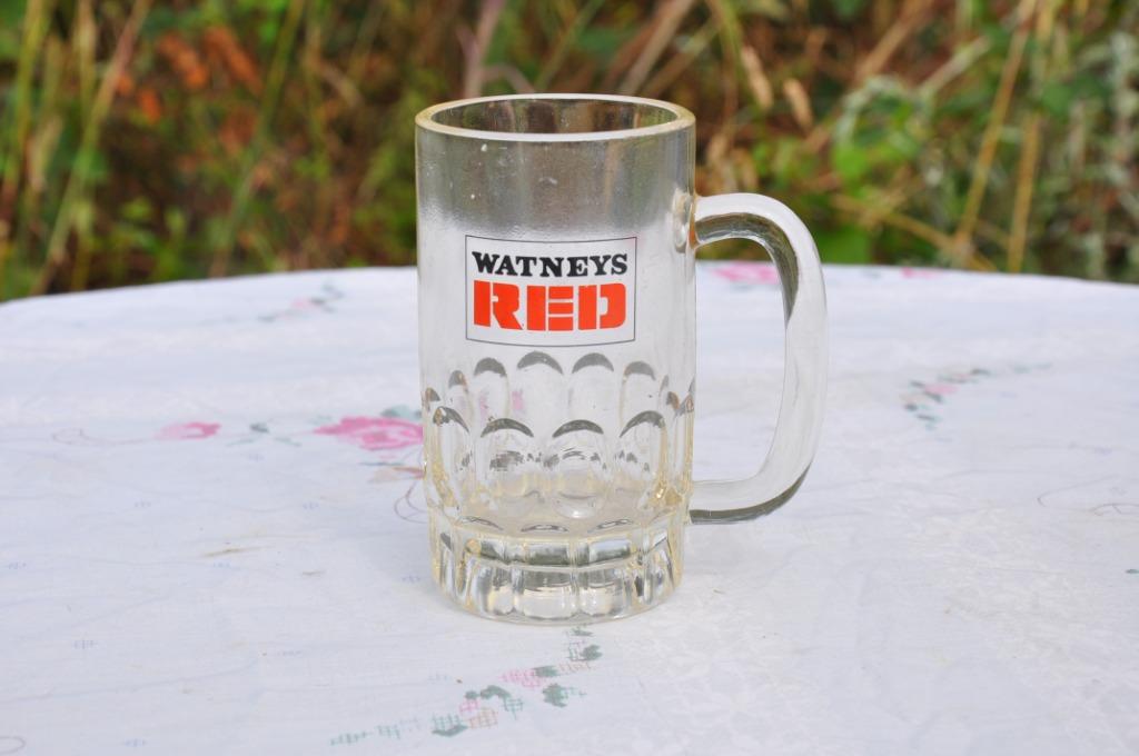 chope en verre watneys red, Verzamelen, Ophalen of Verzenden, Gebruikt, Pul(len), Overige merken