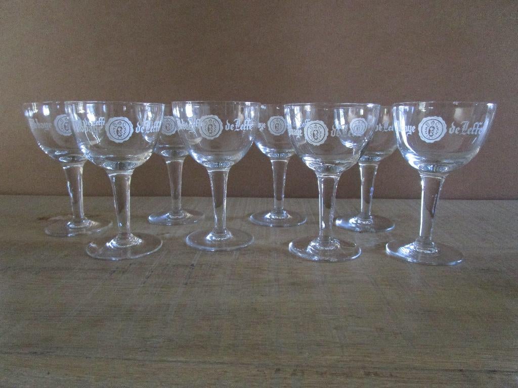 17 Leffe bierglazen, Verzamelen, Ophalen of Verzenden, Zo goed als nieuw, Glas of Glazen, Leffe