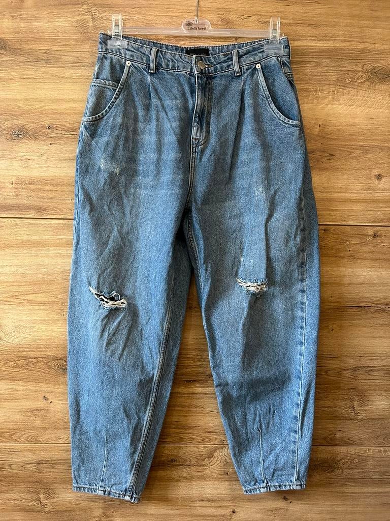 Jeans Alleen mama gescheurd / met gaten, Only, Gedragen, Blauw, W30 - W32 (confectie 38/40)