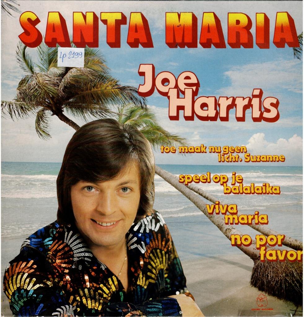 Vinyl, LP   /   Joe Harris   – Santa Maria, Enlèvement ou Envoi, Autres formats