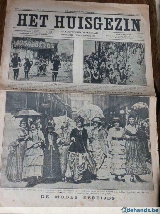 Geïllustreerd weekblad "HET HUISGEZIN - 25 aug.1929", Ophalen of Verzenden