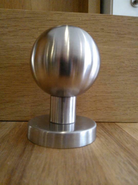 Bouton de porte en inox mobil neuf, Enlèvement ou Envoi, Neuf
