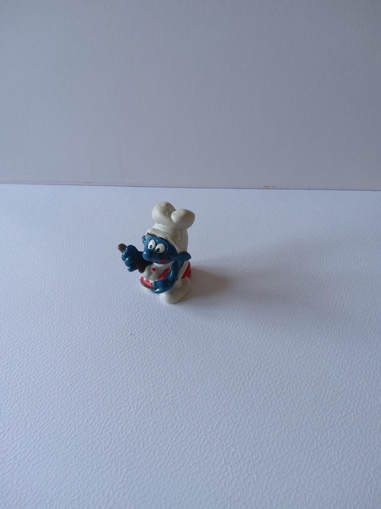 Schtroumpf Gourmand, Collections, Schtroumpfs, Enlèvement ou Envoi, Utilisé, Schtroumpf Gourmand, Poupée, Figurine ou Peluche