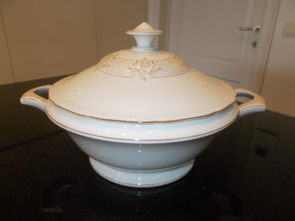 Art Nouveau soepterrine soeppot Tielsch Altwasser Germany 40, Enlèvement ou Envoi