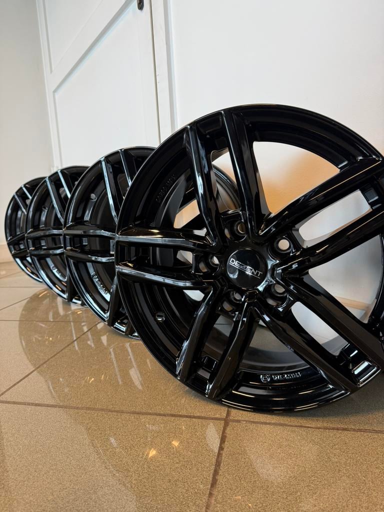 Set de 4 jantes DEZENT TR noires – 6,50x16, 5x112, ET46, Auto-onderdelen, Banden en Velgen, Ophalen, Band(en)