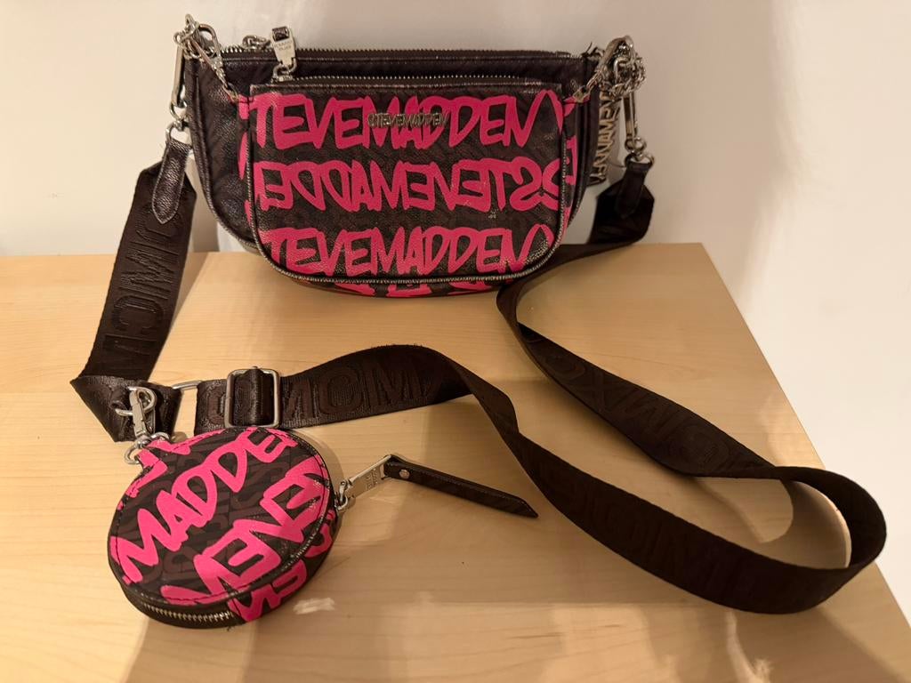 Leuke en handige clutch van Steve Madden, Handtassen en Accessoires, Ophalen, Gebruikt, Overige kleuren, Schoudertasje