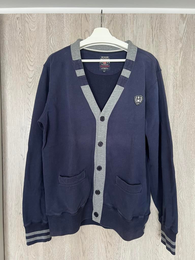 River Woods gilet met knopen - XL, Ophalen, Zo goed als nieuw, Maat 56/58 (XL)