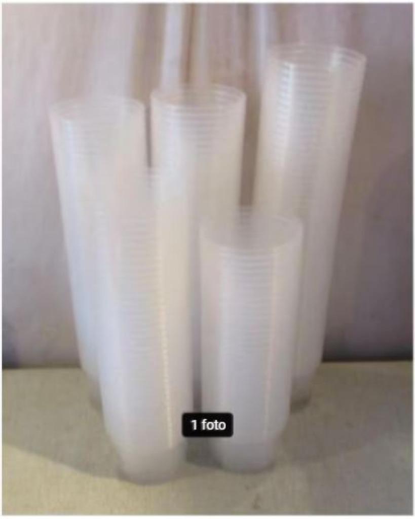 Grote partij nieuwe Plastic kommen - 250ml, Ophalen of Verzenden, Nieuw, Overige materialen, Kom(men)