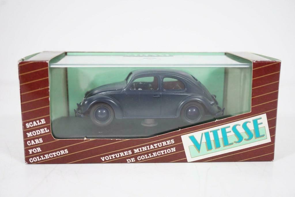 1:43 Vitesse 400.0 Volkswagen 1938 KdF Kever Sedan blauw, Ophalen of Verzenden, Zo goed als nieuw, Auto's