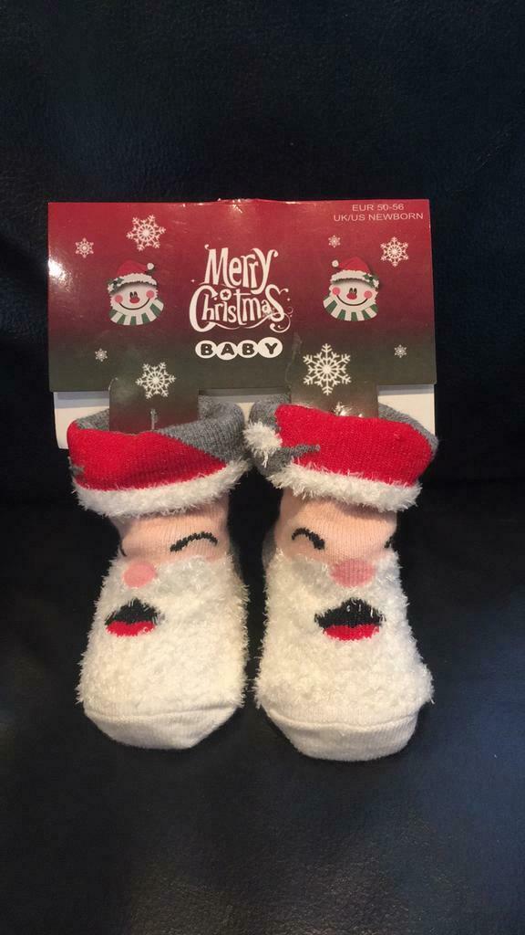 Chaussons de Noel pour nouveau-né - NEUFS, Neuf