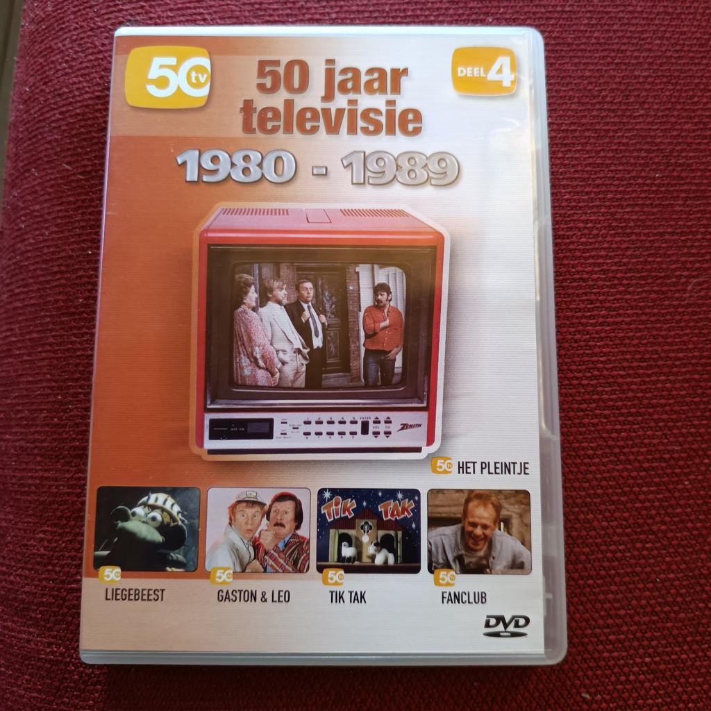 Dvd 50 jaar televisie 1980-1989, Ophalen of Verzenden, Zo goed als nieuw
