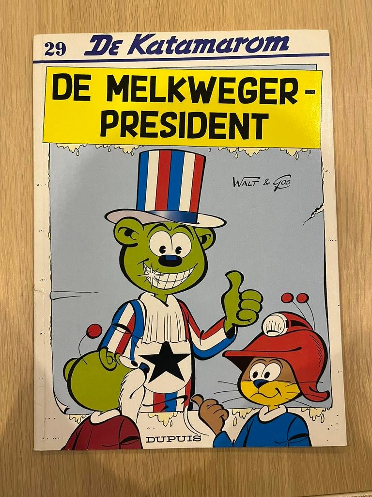 De Katamarom - 29 - De melkweger-president, Boeken, Eén stripboek, Ophalen of Verzenden