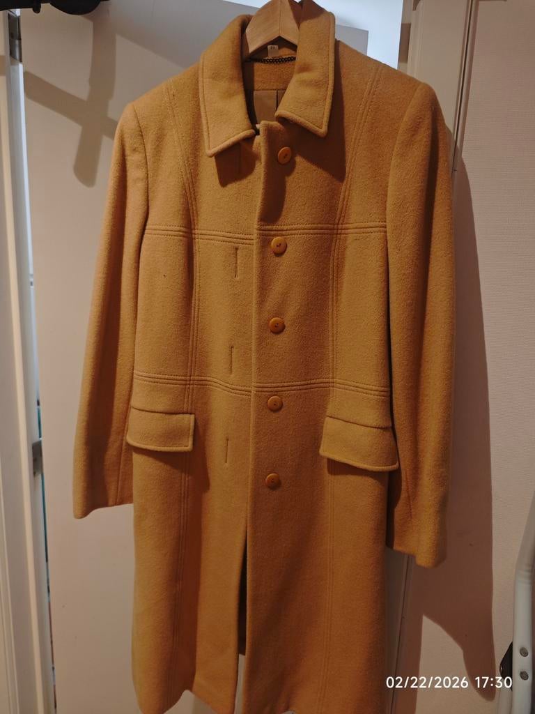 Manteau femme Laine + Mohair. Etat neuf., Enlèvement ou Envoi, Jaune