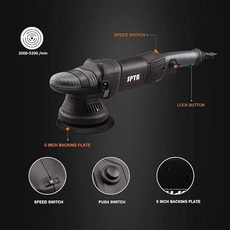 Polisseuse pour voitures | 125 mm | LIVRAISON GRATUITE, Neuf, SPTA, -, -