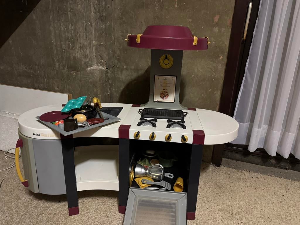 Speelkeuken Tefal met veel toebehoren, Ophalen, Gebruikt