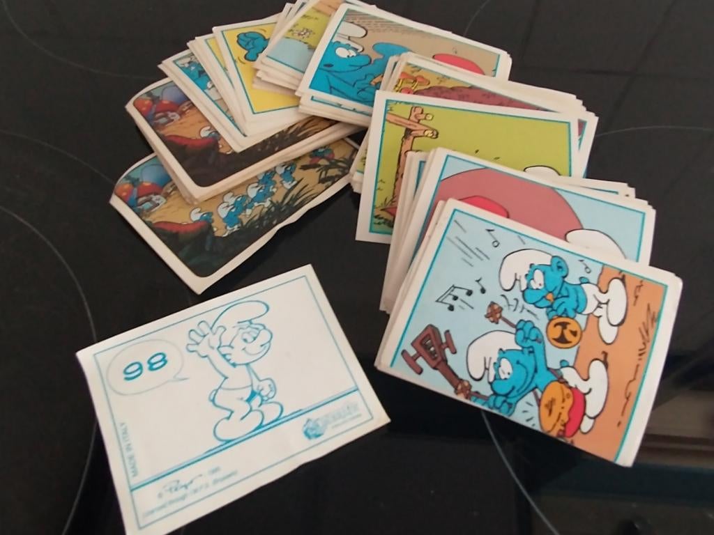 Smurfen stickers, Verzamelen, Ophalen of Verzenden, Zo goed als nieuw